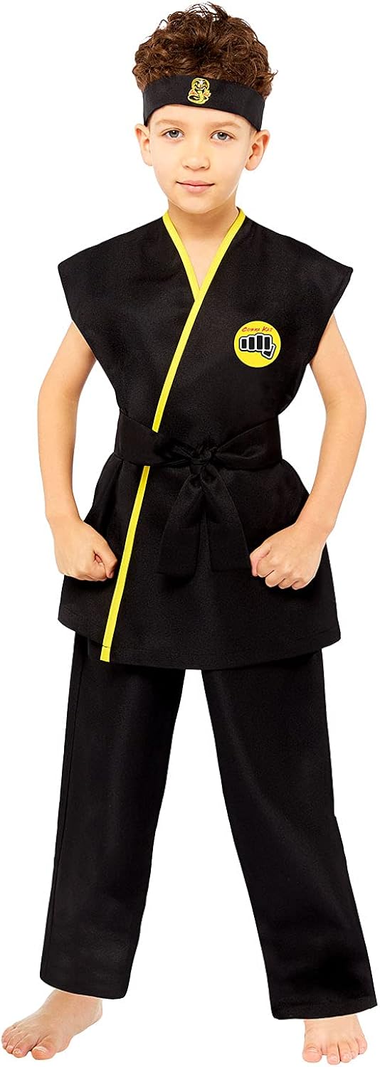 Amscan 9912053 Kids Cobra Kai Gi Costume 68 Yrs Amazon.co.uk Clothing