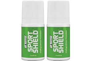 2Toms SportShield, Original Formula, All-Day Anti Chafe and Blister Prevention, Waterproof Protection from Chafing and Skin Irritation, 1.5 Ounces, 2 Bottles