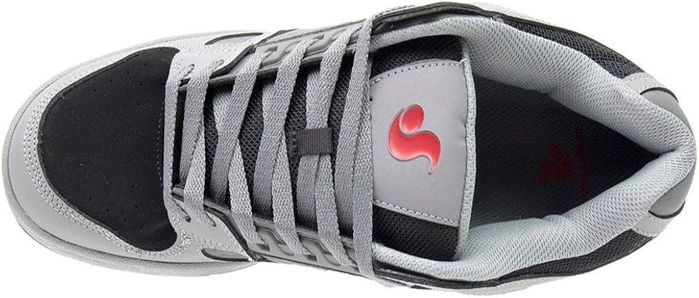 DVS mens Celsius Skate Shoe, Charcoal/Black/Red, 12 US: Shoes