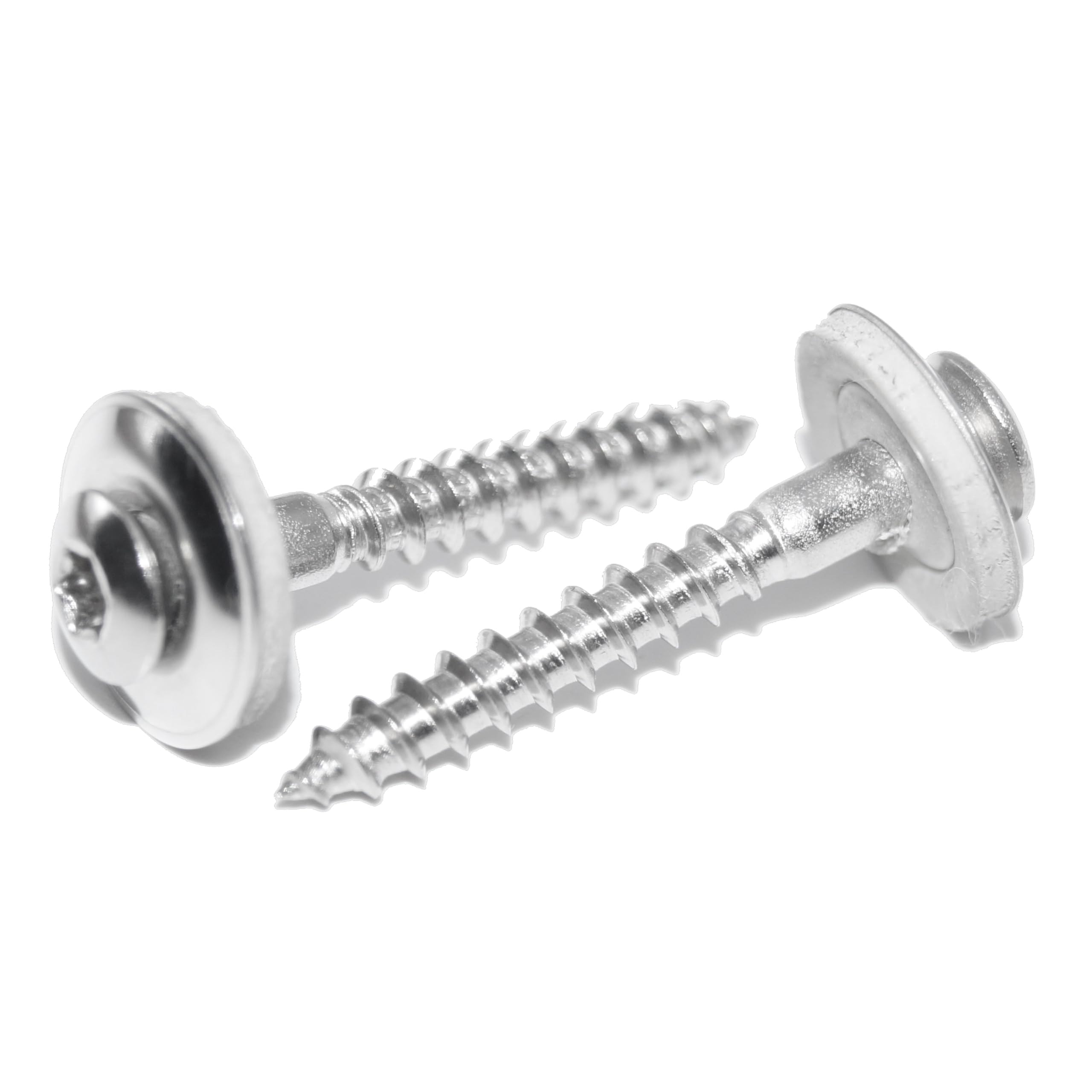 Spengler Screws 4.5 x 65 Pack of 20 with EPDM Sealing Washer Diameter 15 mm and TX20 Drive Made of A2 Stainless Steel - Rustproof