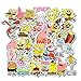 Spongebob Squarepants Stickers Laptop Stickers Waterproof Skateboard Snowboard Car Bicycle Luggage Decal 50pcs Pack (Spongebob Squarepants)