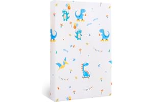 lasoftan Pack and Play Mattress - 38" x 26" Soft Breathable Portable Mattres Waterproof & Washable Perfectly fits Pack n Play