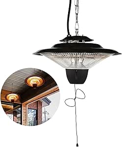 Calentador de Patio al Aire Libre de 2500 W Tubo halógeno infrarrojo