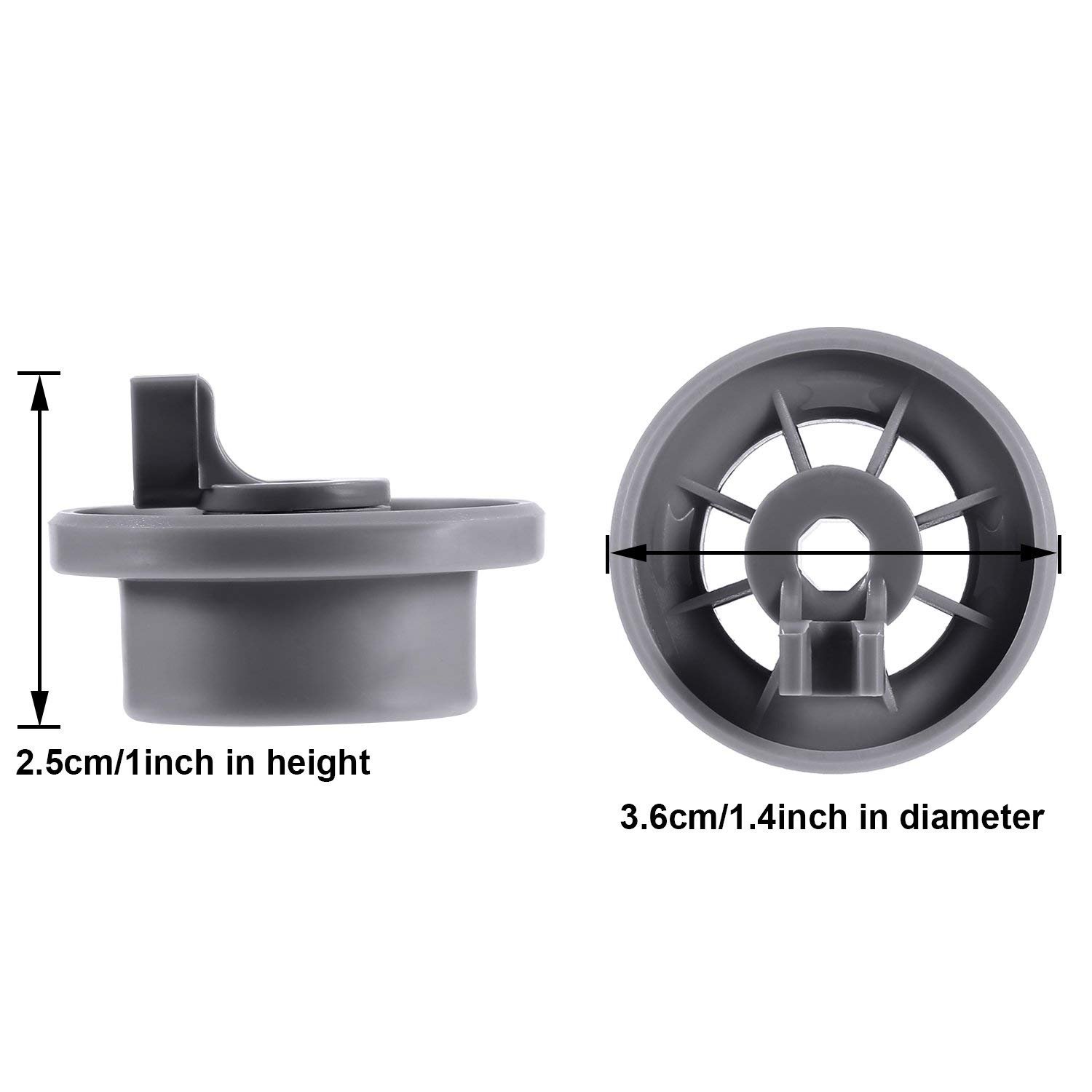 kenmore dishwasher lower rack wheel replacement