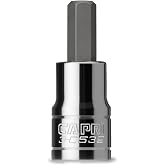 Capri Tools 3-0539 8 mm Hex Bit Socket, 3/8-Inch Drive, Metric