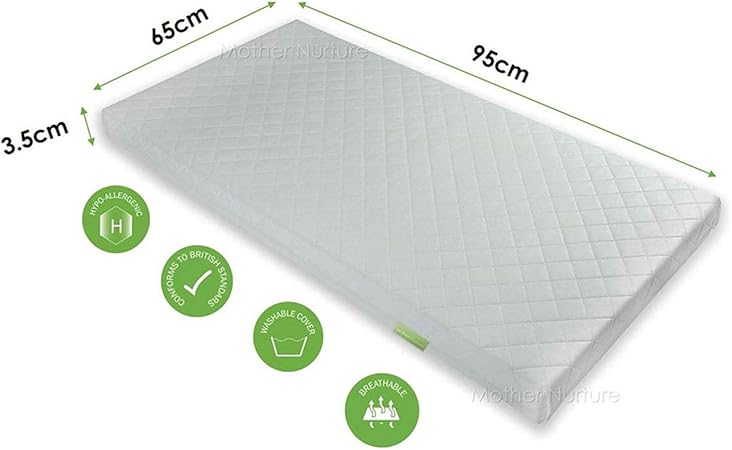 cot mattress 95 x 65