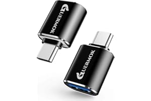 USB C to USB Adapter(2 Pack), USB C Male to USB 3.0 Female Adapter, USB Type C to USB OTG for MacBook Pro iPad iPhone 14 13 1