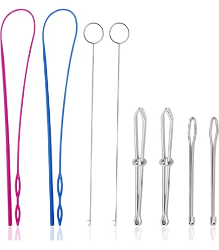Lot De 10 Enfile-fils Métalliques Pliables - Acier Inoxydable, Ressort, Pour Cordons, Lacets, Couture, Tricot - 14