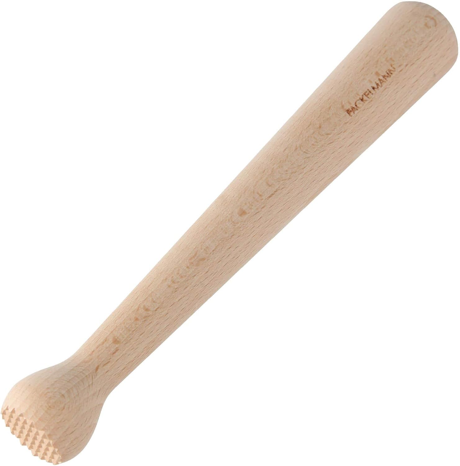 Fackelmann Barstößel, Cocktail-Stößel für Limetten, Caipirinha-Stößel, Barstampfer aus Holz (Farbe: Braun), Menge: 1 Stück