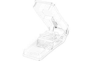 FULLIVE Pill Cutter for Small Pills,Tablet Splitter with Blade Guard, Safety Medicine Slicer,Medication Vitamin Divider Cutting Drugs