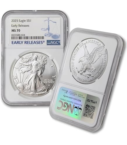 2023 American Silver Eagle MS 70 NGC Uncirculated $1 Coin