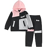 Lianpyxa Toddler Kids Butterfly Colorblocking Top 2PC Fall Winter Outfit Set