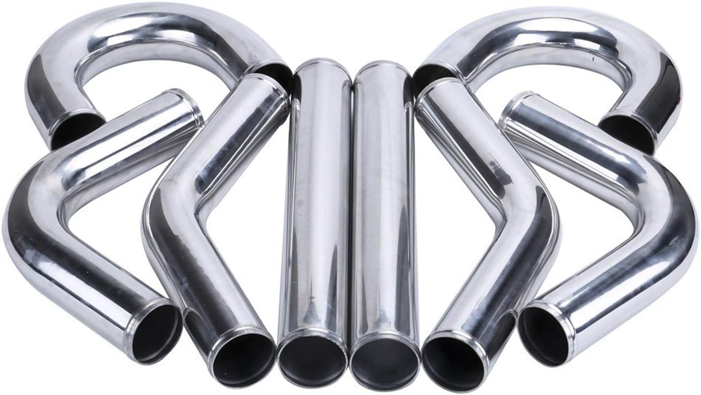 Car Modification 51/57/63/70/76mm Intercooler Universal Aluminum Tube