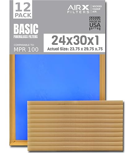 Filtri Aria Forno AAF Flanders EZ Flow II 61x76x2,5 Cm, Fibra Di Vetro, MERV 4 (12 Pezzi) - 5
