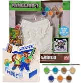Minecraft DIY Paint Your Own Figurine Arts and Crafts Set for Kids