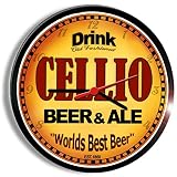 CELLIO beer and ale cerveza wall clock