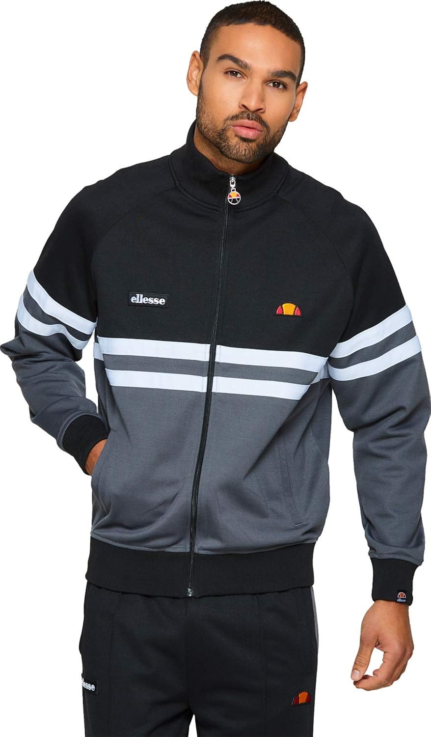 ellesse rimini track top yellow