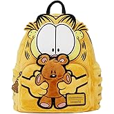Loungefly Garfield and Pooky Plush Mini Backpack, Black