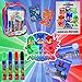 PJ Masks Coloring and Activity Book Set, Includes Markers, Stickers, Mess Free Crafts Color Kit in Mini Travel Backpack, for Toddlers, Boys and Kids
