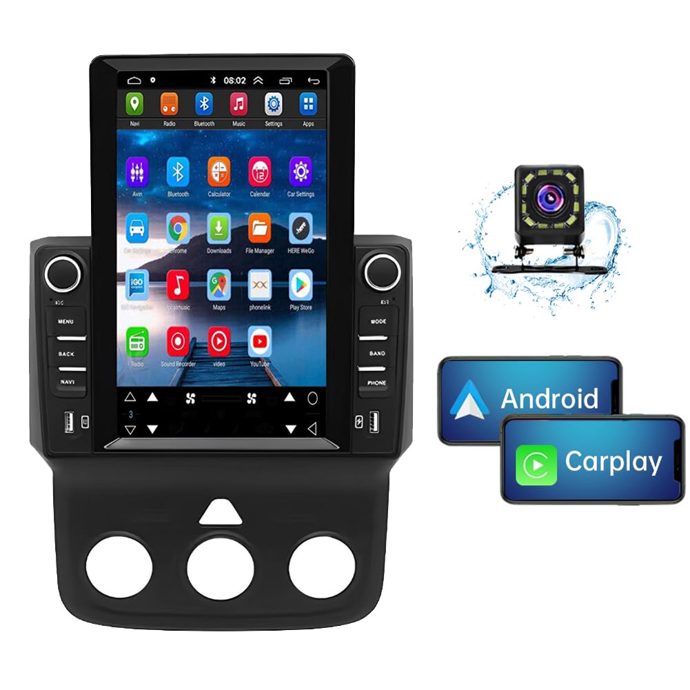 Photo 1 of Android 13 Car Stereo Fit for Ram 1500 2500 3500 2013-2018,Slakerbe 9.7 Inch Touch Screen Car Radio 2GB+32GB Wireless Carplay & Android Auto with WiFi Bluetooth FM/RDS Navigation Media Player