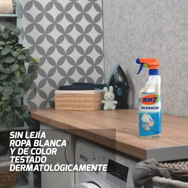 Sin Manchas | Quitamanchas Ropa | Elimina Todo Tipo de Manchas | Vino, Chocolate, Tomate, Grasa, Aceite, Sangre, Maquillaje y más | Pulverizador 715 mL