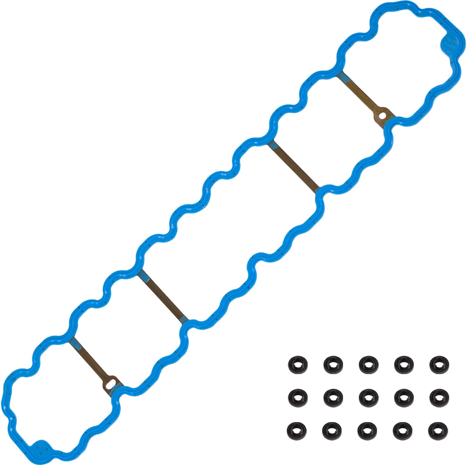 Photo 1 of VS50458R for Jeep Cherokee Valve Cover Gasket Seal 4.0L,Jeep Grand Cherokee Wrangler Jeep TJ Head Gasket Seal VS50266 VC1123G 53020758AA VS25002 1996 1997 1998 1999 2000 2001 2002 2003 2004 2005 2006