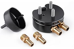 ZHSYMX Fuel Tank Sump Kit Integrated Return Dual-Port Sump Kit for FASS AirDog Compatible with Cummins/Duramax/Powerstroke