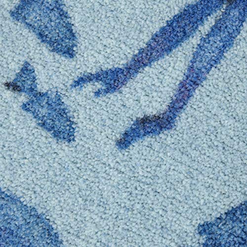 Mohawk-Home-Prismatic-Medium-Blue-Mermaid-Tales-Nautical-Printed-Contemporary-Kids-Area-Rug-5x8 Mohawk Home Prismatic Medium Blue Mermaid Tales Nautical Printed Contemporary Kids Area Rug, 5'x8'