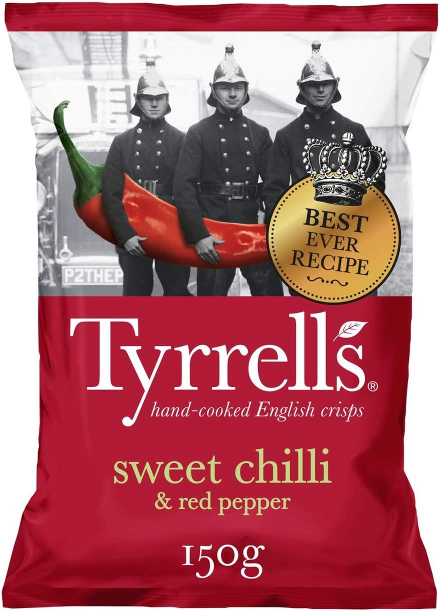 Tyrrells Crisps Sweet Chilli And Red Pepper Crisps 150G Amazon.co.uk