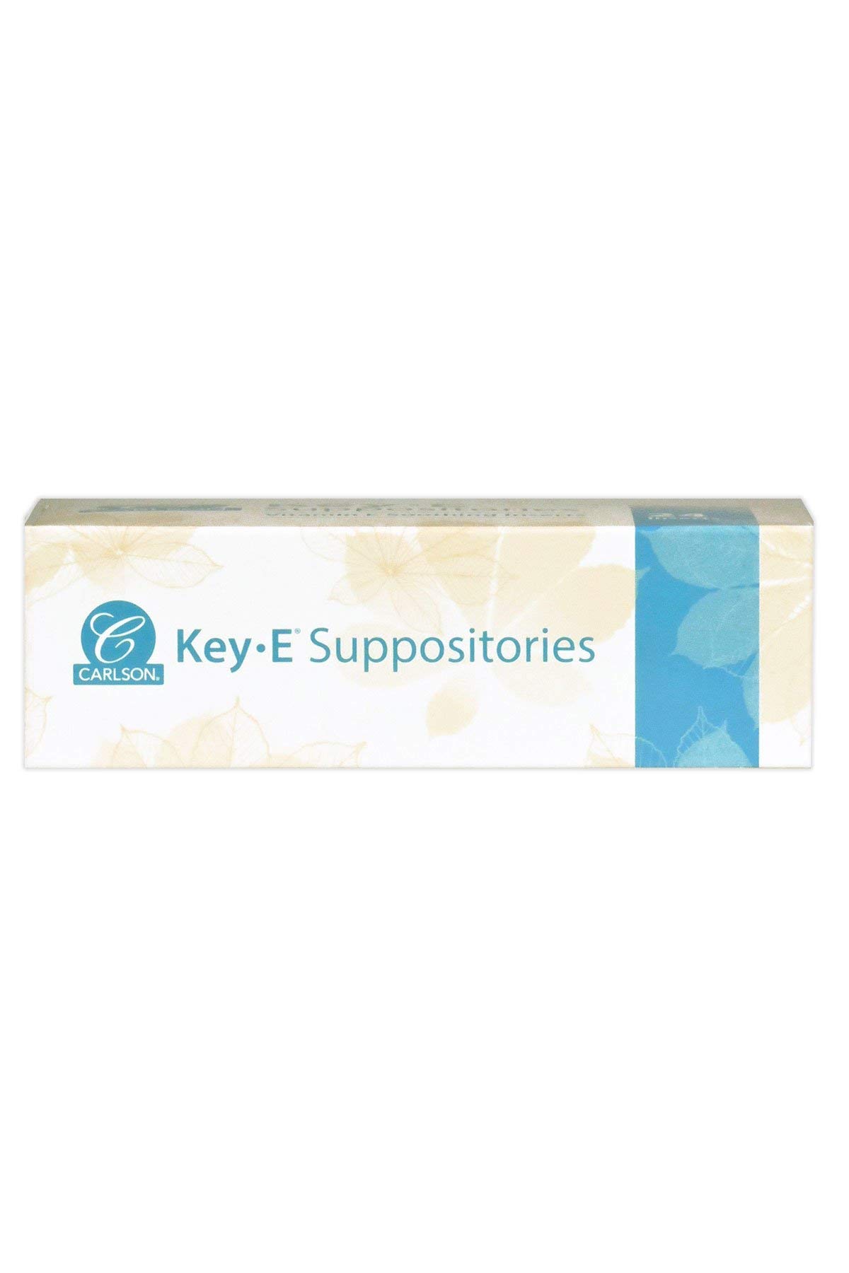 Carlson KeyE Suppositories, 30 IU Vitamin E Suppository, Lubricates