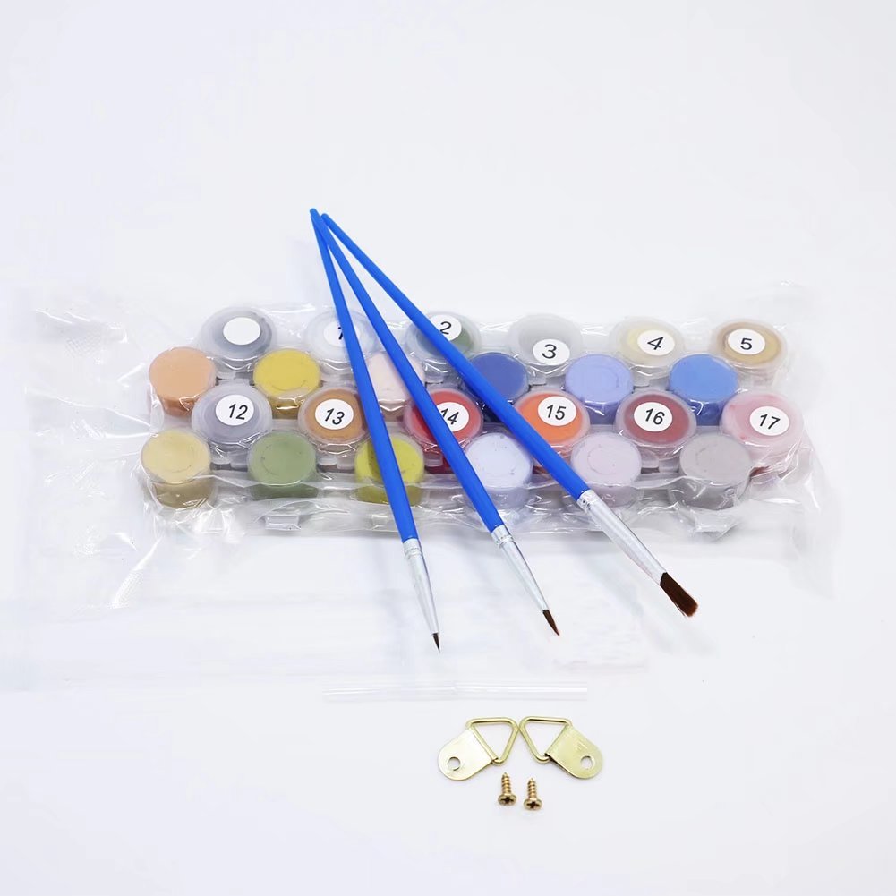 Tonzom Dipingere con i numeri 40 x 50cm DIY Olio la Pittura per bambini studenti e adulti principianti Romantico Parigi strada Senza Telaio