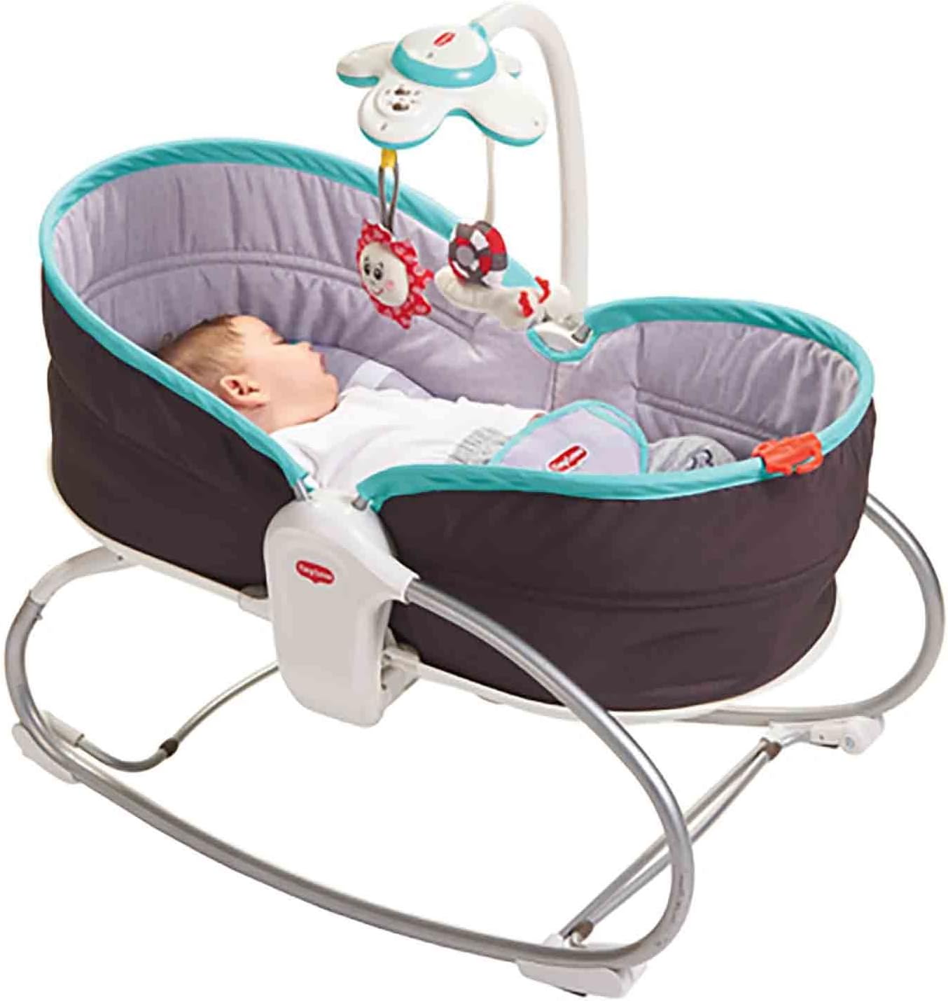 tiny love 3 in 1 rocker napper grey turquoise