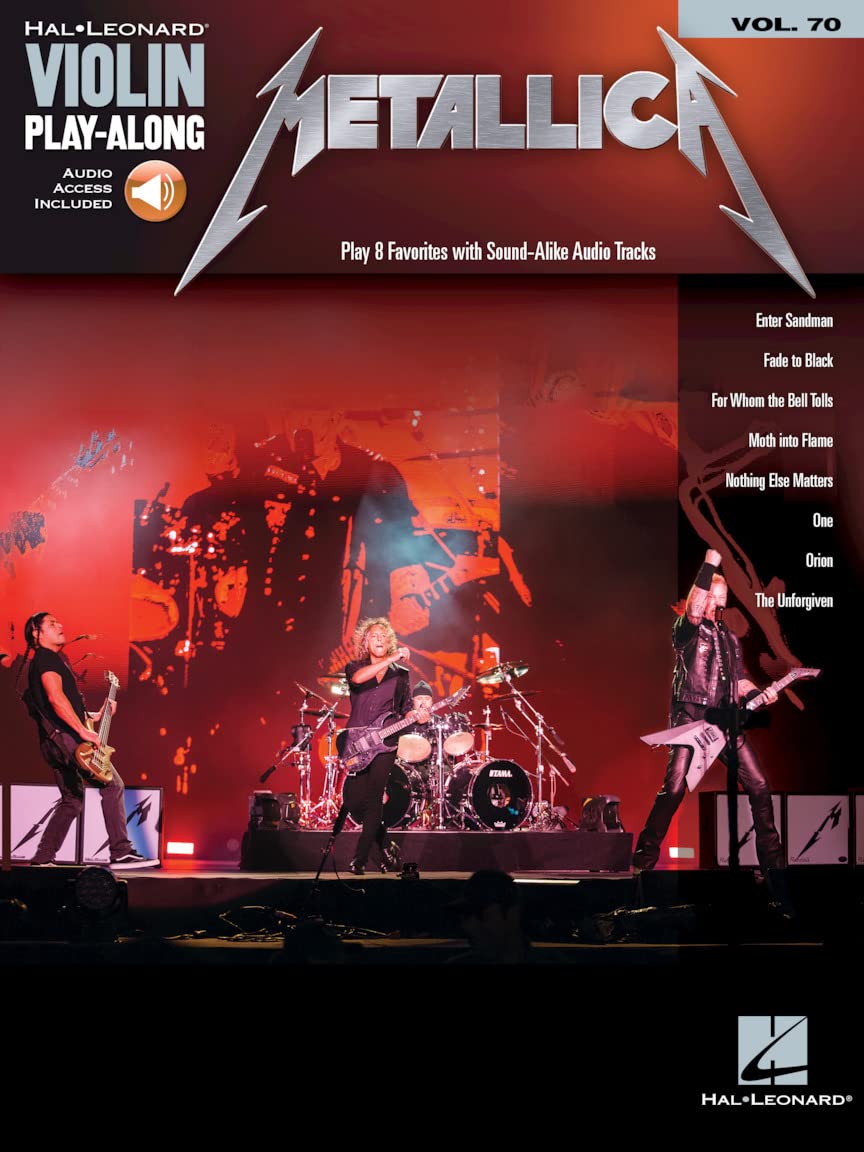 Violin Play-Along Volume 70: Metallica (Book/Online Audio) (Hal Leonard Violin Play-along)