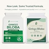 Supplements Wise Ginkgo Biloba 90 x 2000mg High Strength Capsules view 8