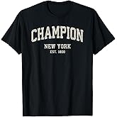 Champion New York NY Vintage Athletic Sports T-Shirt