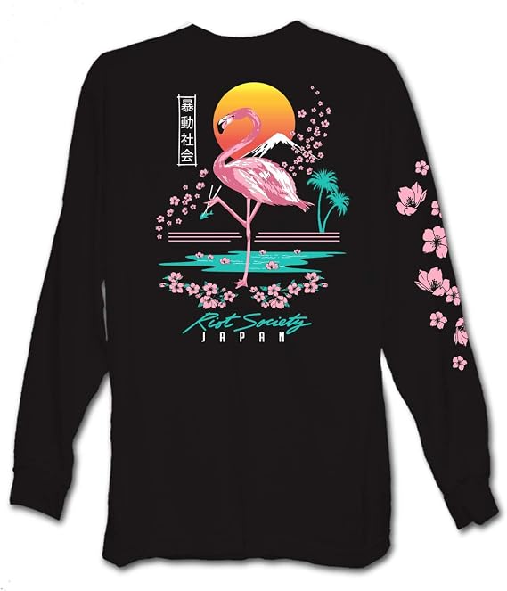 Amazon Riot Society Men s Long Sleeve Graphic And Embroidered 