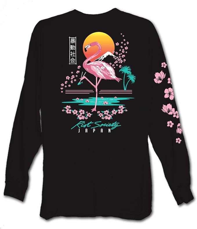 Camisa Flamengo Japan, sad aesthetic, dark aesthetic, harajuku. Yami Kawaii Pastel Goth Camiseta