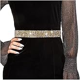 Tgirls Rhinestone Waistband Elastic Belt Crystal Wedding Sashes Belts Bling Wide Waist Belt Elegant Dress Belts