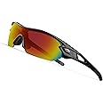 TOREGE Polarized Sports Sunglasses for Men Women Cycling Running Driving Fishing Glasses TR002
