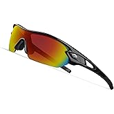 TOREGE Polarized Sports Sunglasses for Men Women Cycling Running Driving Fishing Glasses TR002