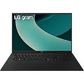 LG gram 17-inch Lightweight Laptop Computer, Intel Evo Edition Powered by Intel Core Ultra7 256V Processor, Copilot+ Windows 11 Home, 16GB RAM, 2TB SSD - Obsidian Black