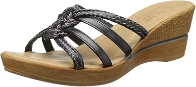 tuscany by easy street calla women's wedge sandals