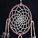 Dremisland Circle-Shaped Dream Catcher with Feathers Wall Hanging Decoration Ornament for Car,Home,Bedroom (Peacock #1)