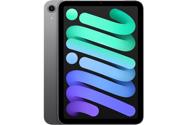 Apple iPad mini (A17 Pro): Apple Intelligence, 8.3-inch Liquid Retina Display, 128GB, Wi-Fi 6E, 12MP Front/12MP Back Camera, Touch ID, All-Day Battery Life — Space Gray
