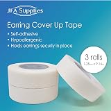 JFA Supplies Microporous Earring Cover Up Tape 1.25cm x 9.14m Box of 3 view 2