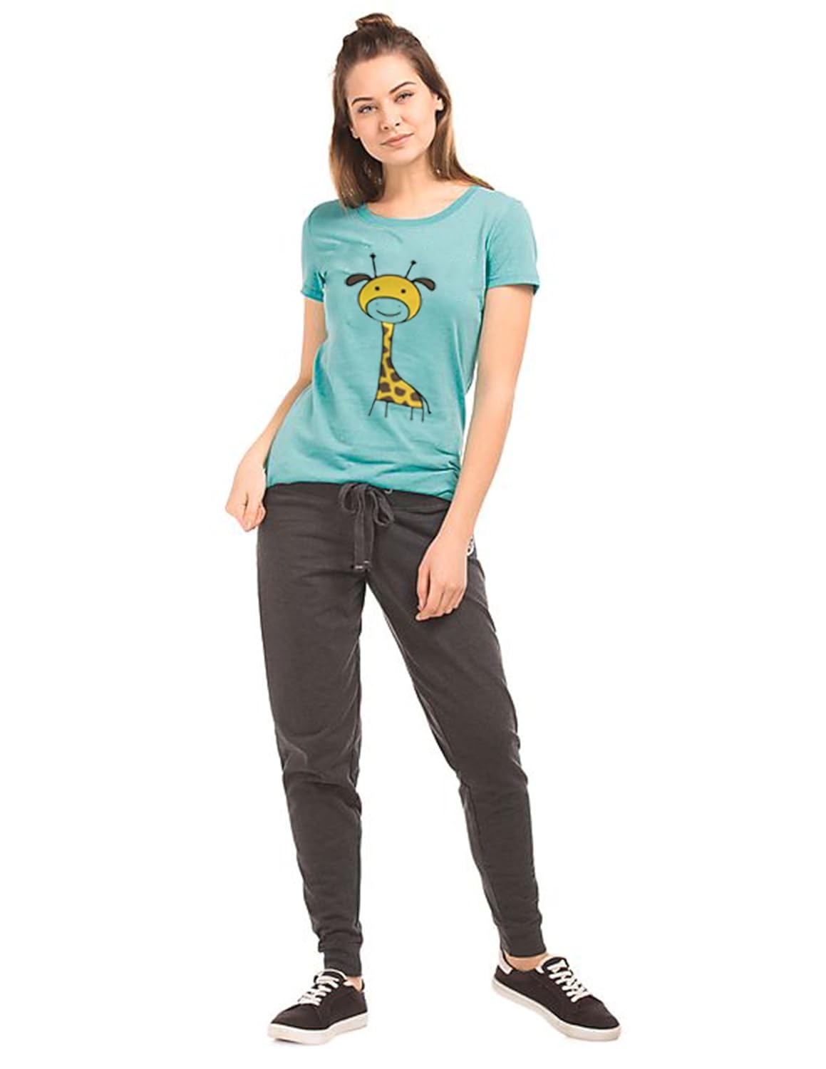 leotude women's cotton printed t-shirt