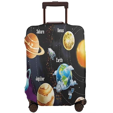 Amazoncom Travel Luggage Cover Solar System Of Planets