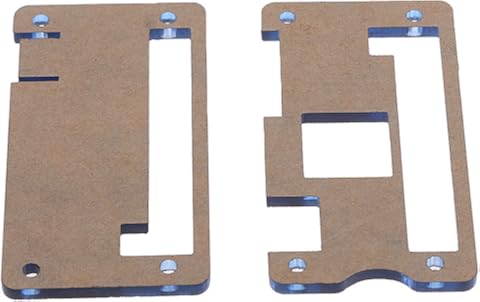 P Prettyia Caja De La Computadora Cubierta del Gabinete Vivienda Shell Slice para Raspberry Pi Zero - Azul