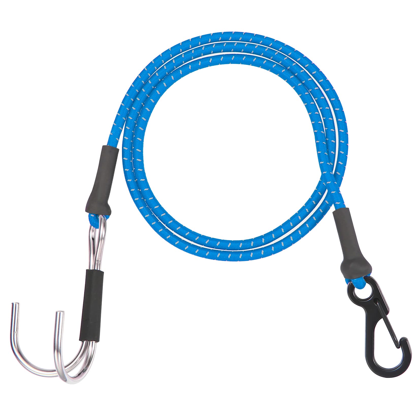 RXZIXYL 1/10 RC Crawler Kinetic Winch Strap,50cm Escape Rope,Rescue Trailer Hook for 1/8 1/10 LCG Chassis Axial SCX10 I II Capra RR10 TRX4 (Blue)