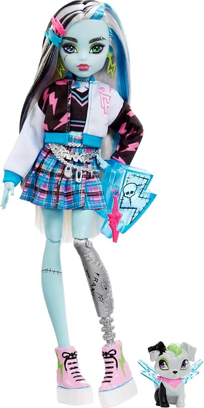 Monster High Frankie Stein Doll Brand New Poseable diorama style